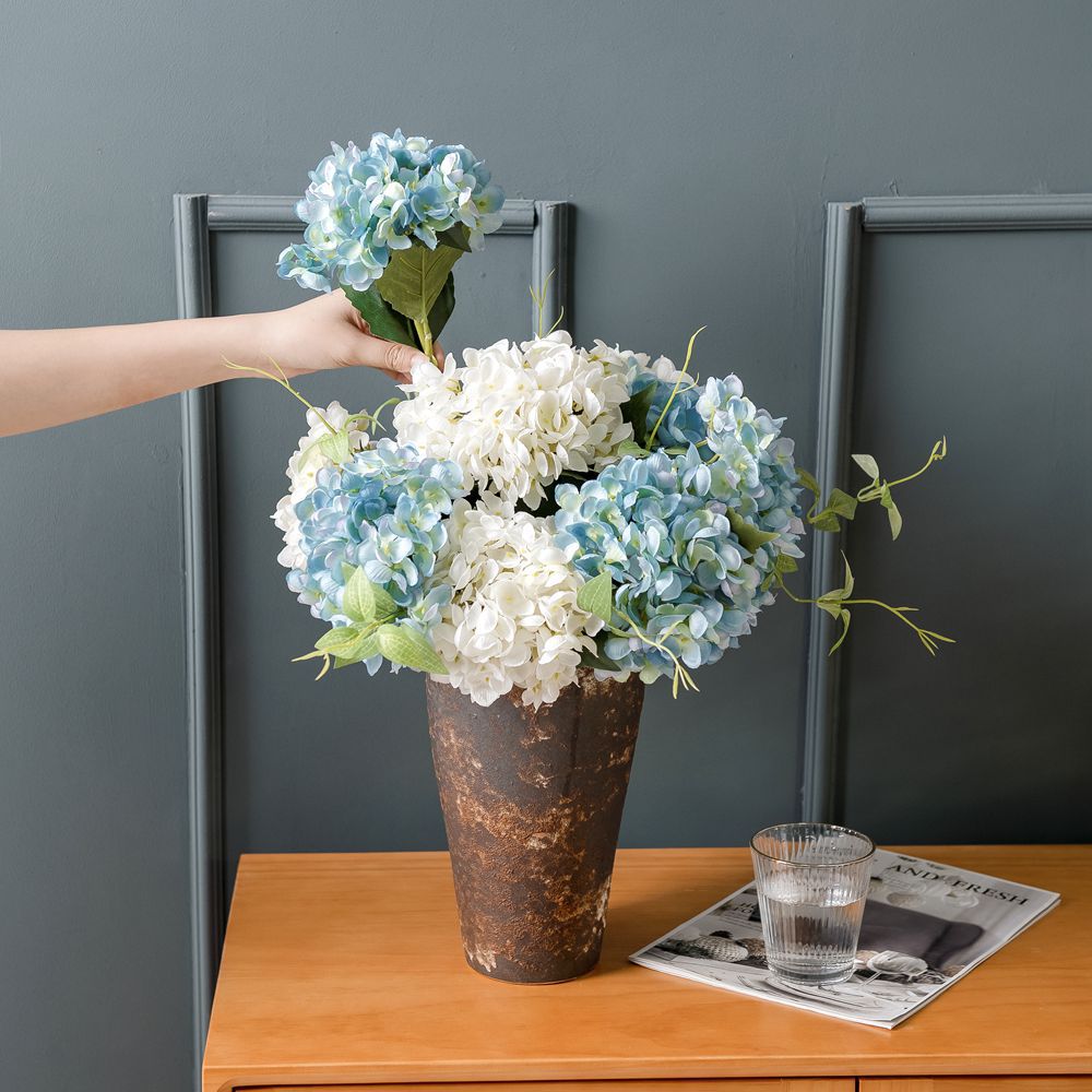 14 colors of artificial hydrangea, INS manufacturer, home decoration, wedding bouquet, road guide, flower wall, artificial flower MW52666 14 colors of artificial hydrangea, INS manufacturer, home decoration, wedding bouquet, road guide, flower wall, artificial flower MW52666