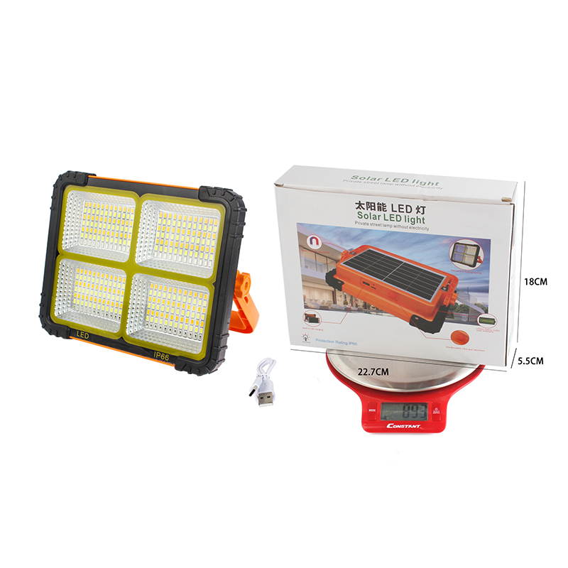 Solar floodlights, outdoor rescue work lights, adventure power outages, camping LED, outdoor hiking Specification image