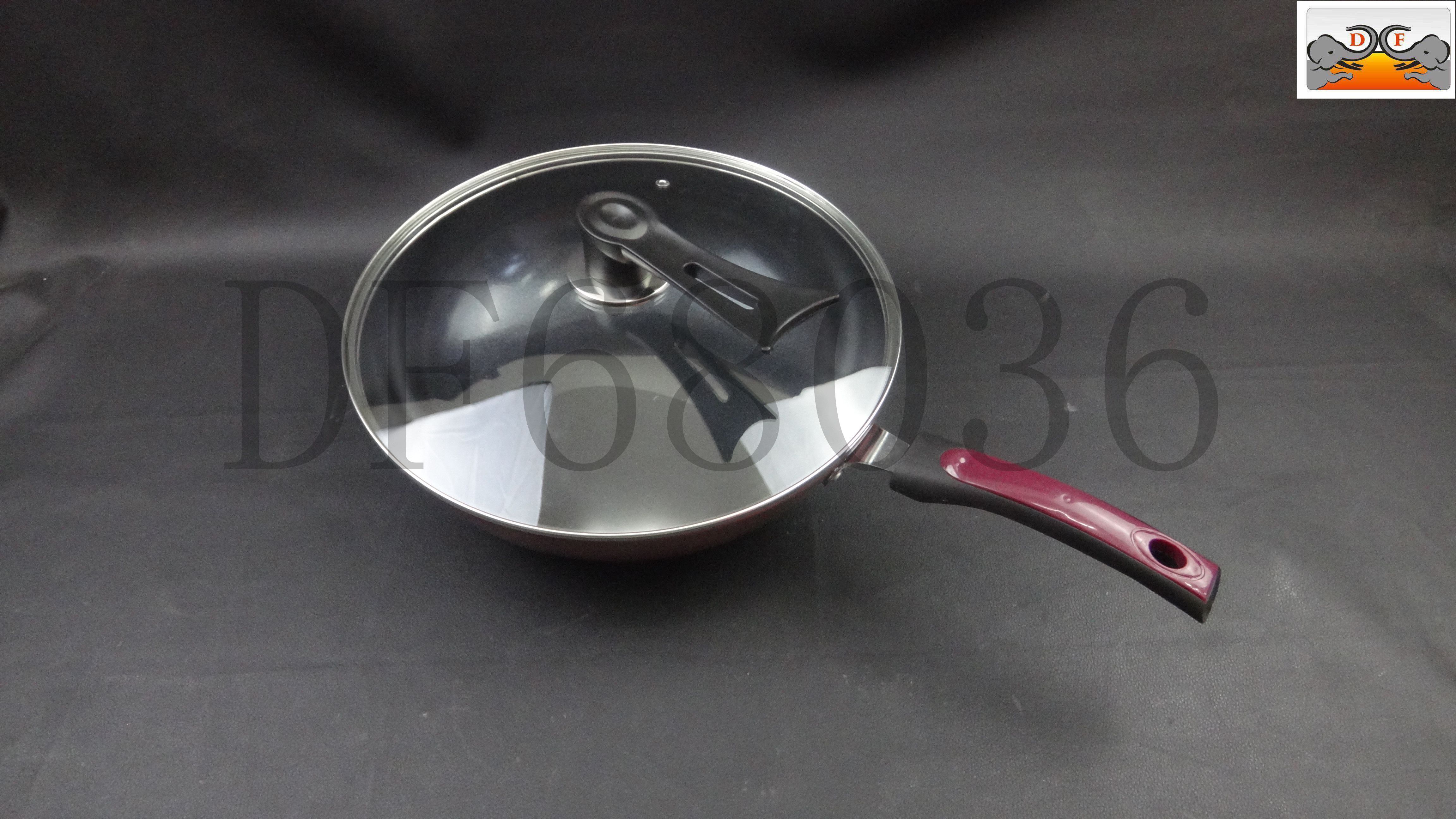 DF68036 Terracotta Solid wok DF TRADING HOUSE