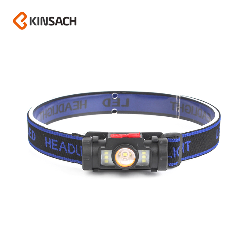 Outdoor portable built-in battery strong light head led high-power night fishing, outdoor camping and cycling light