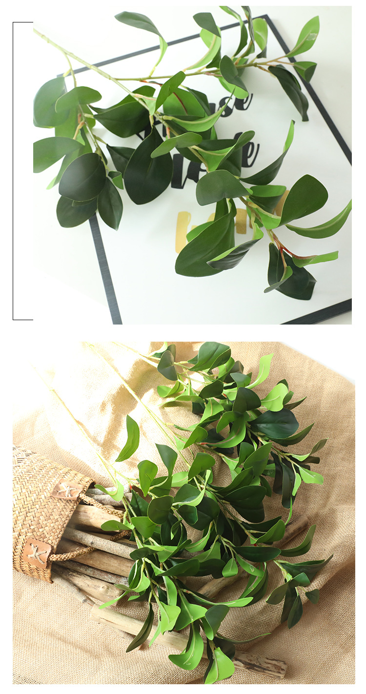 Milan Leaf Leaf Artificial Flower Manufacturer Home Decoration Wedding Road Guide Flower Wall Plant Wall Artificial Flower MW17699 pic 9