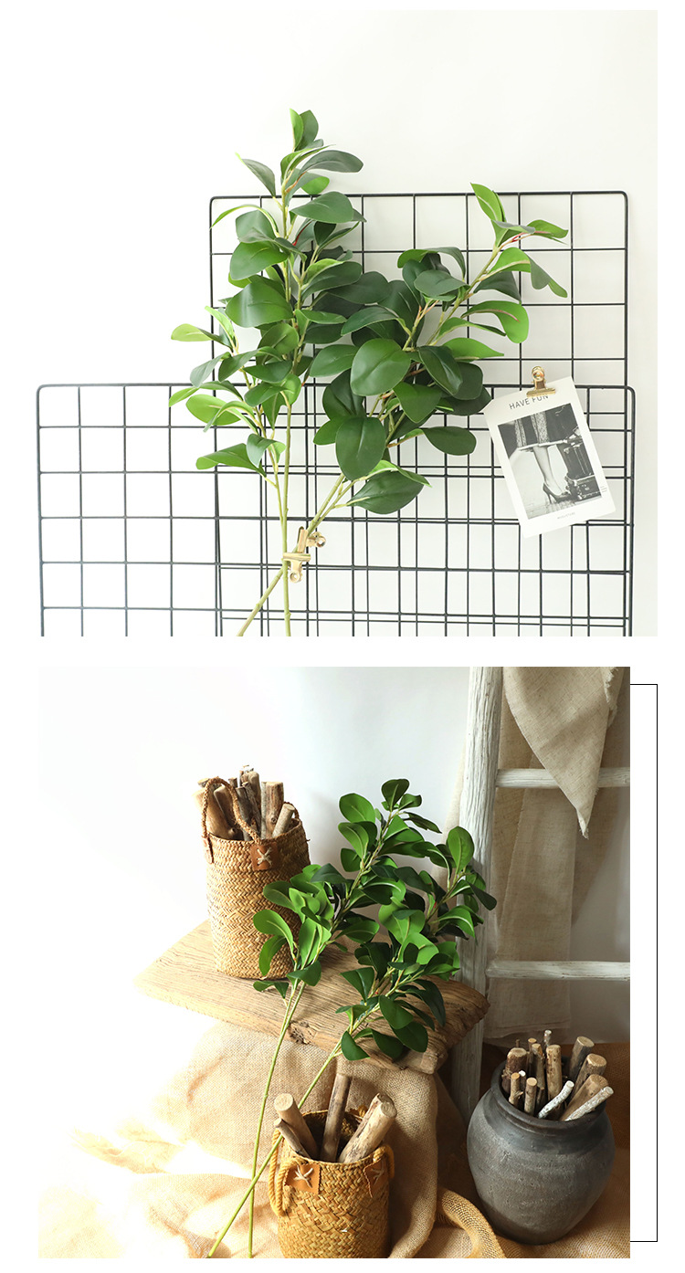 Milan Leaf Leaf Artificial Flower Manufacturer Home Decoration Wedding Road Guide Flower Wall Plant Wall Artificial Flower MW17699 pic 8