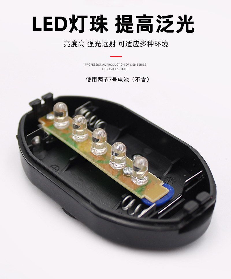 220311 自行车前灯尾灯套装单车照明灯骑行车前灯警示灯详情5