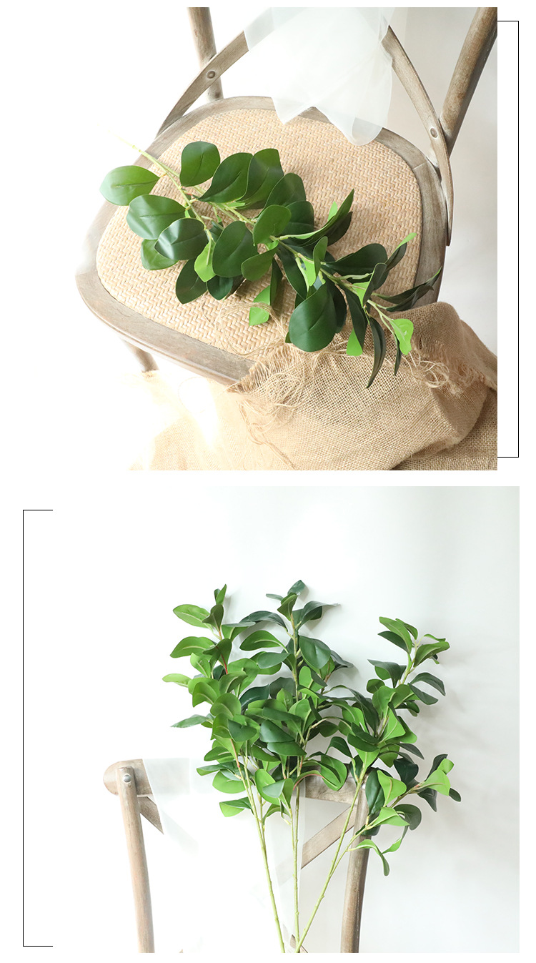 Milan Leaf Leaf Artificial Flower Manufacturer Home Decoration Wedding Road Guide Flower Wall Plant Wall Artificial Flower MW17699 pic 5