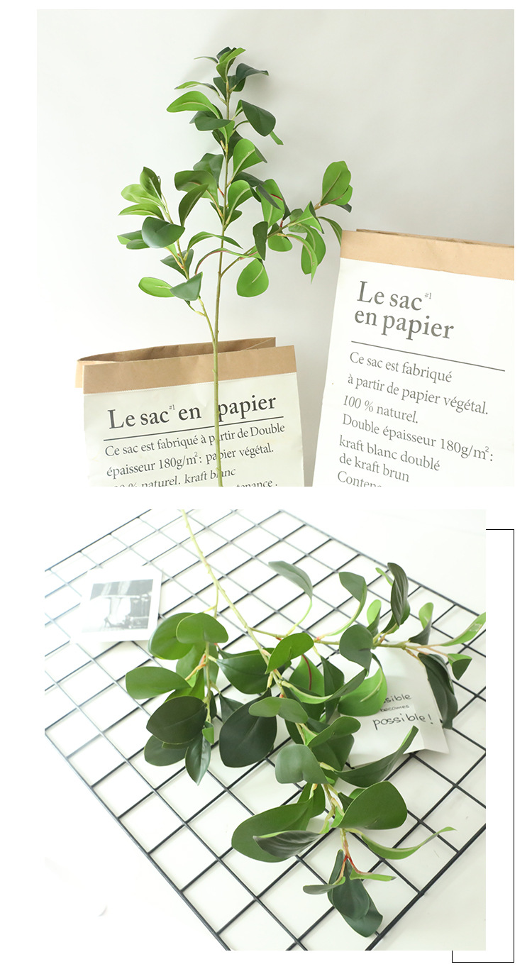 Milan Leaf Leaf Artificial Flower Manufacturer Home Decoration Wedding Road Guide Flower Wall Plant Wall Artificial Flower MW17699 pic 7