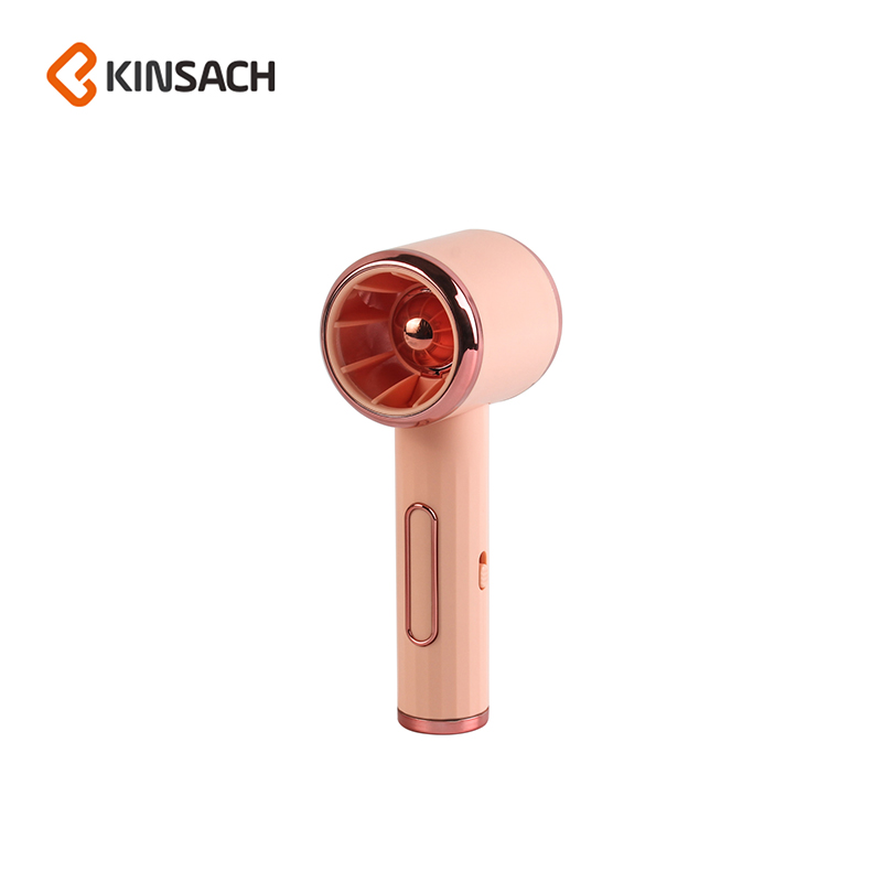 简约质感时尚usb充电手持吹筒风扇二档调节便携学生户外散热电扇