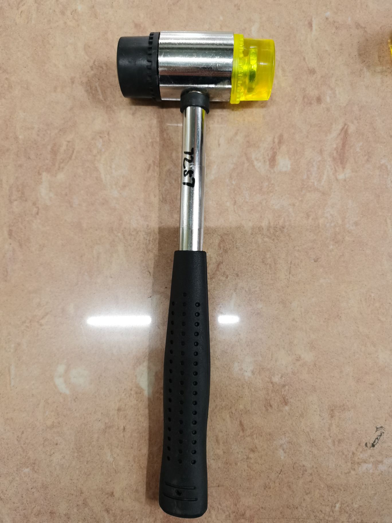 Steel handle mounting hammer Hammer Rubber hammer hammer Rubber hammer Hardware tools 2022 details Picture