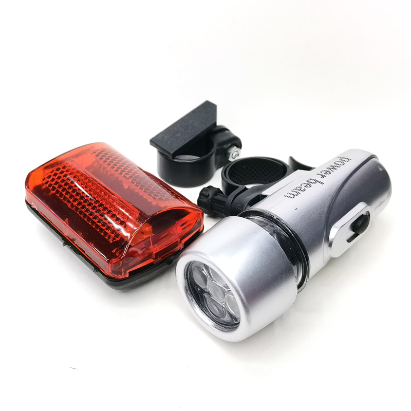 220319 Bicycle headlight and taillight set, bicycle lighting lamp, riding front light and warning light details Picture