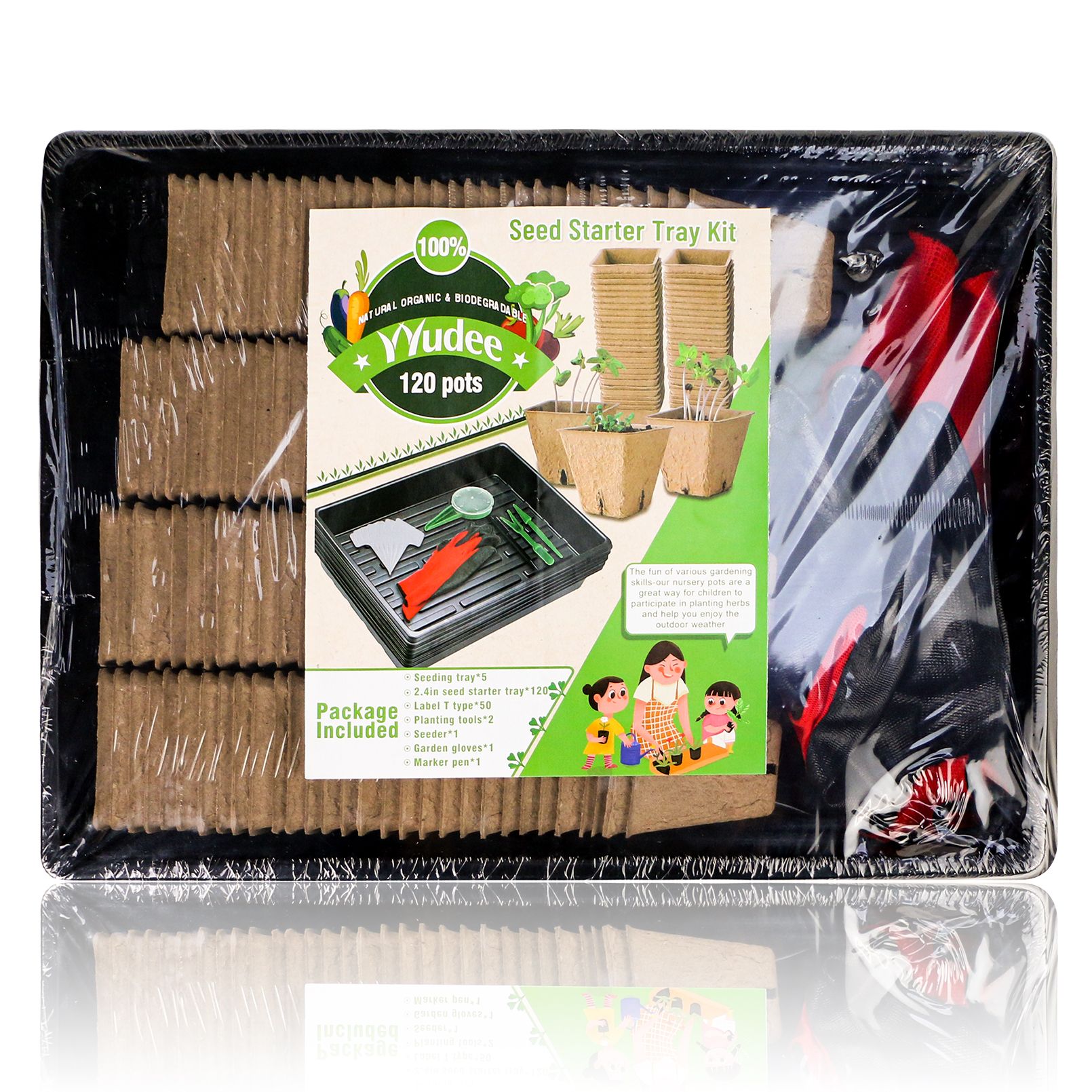 Garden tools seedling tray seedling box planter seedling set 180PCS thumbnail