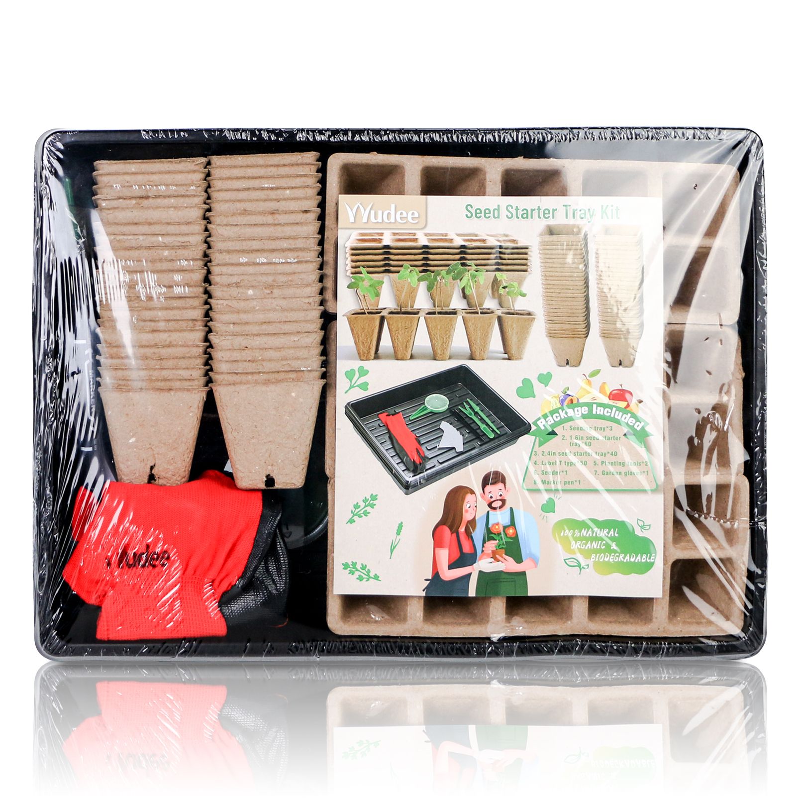 Garden tools seedling tray seedling box planter seedling set 150PCS