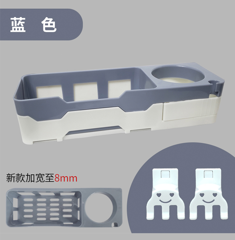 Hair dryer stand, bathroom storage rack, toothbrush wall-mounted non-drilling rack, hair dryer bracket pic 4