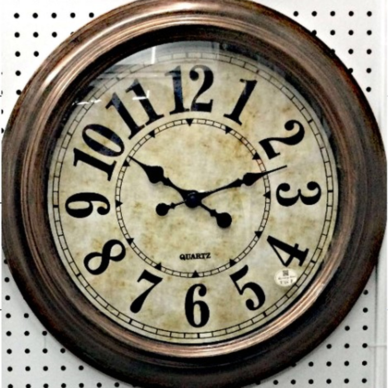 Factory supply model 8766B European and American retro wall clock thumbnail