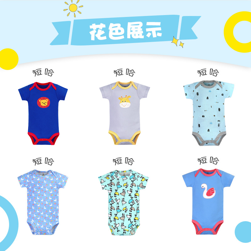 Wholesale Cotton Body Baby Romper bodysuit suit jumpsuit Newborn Baby Girls Boys Clothes Specification drawing