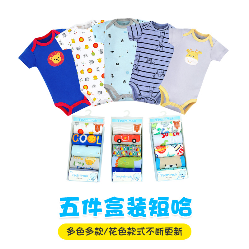 Wholesale Cotton Body Baby Romper bodysuit suit jumpsuit Newborn Baby Girls Boys Clothes full figure