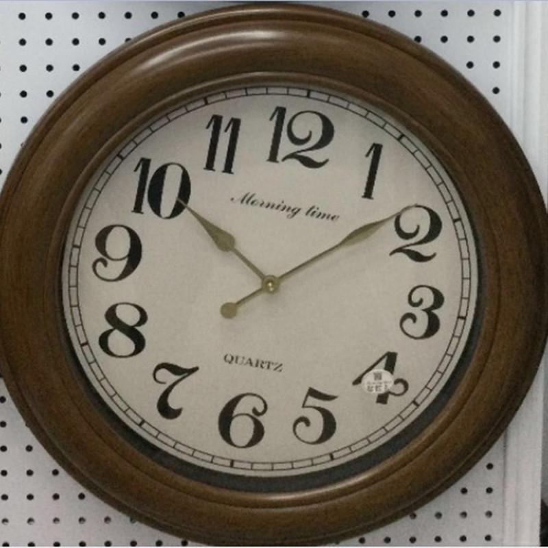 Factory supply model 8585B European and American retro wall clock thumbnail
