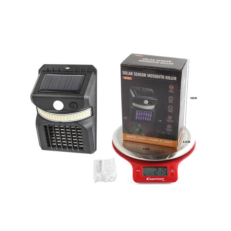 Cross-border new solar mosquito-killing lamp, household mosquito trap, outdoor courtyard garden lamp, lawn mosquito repellent Specification image