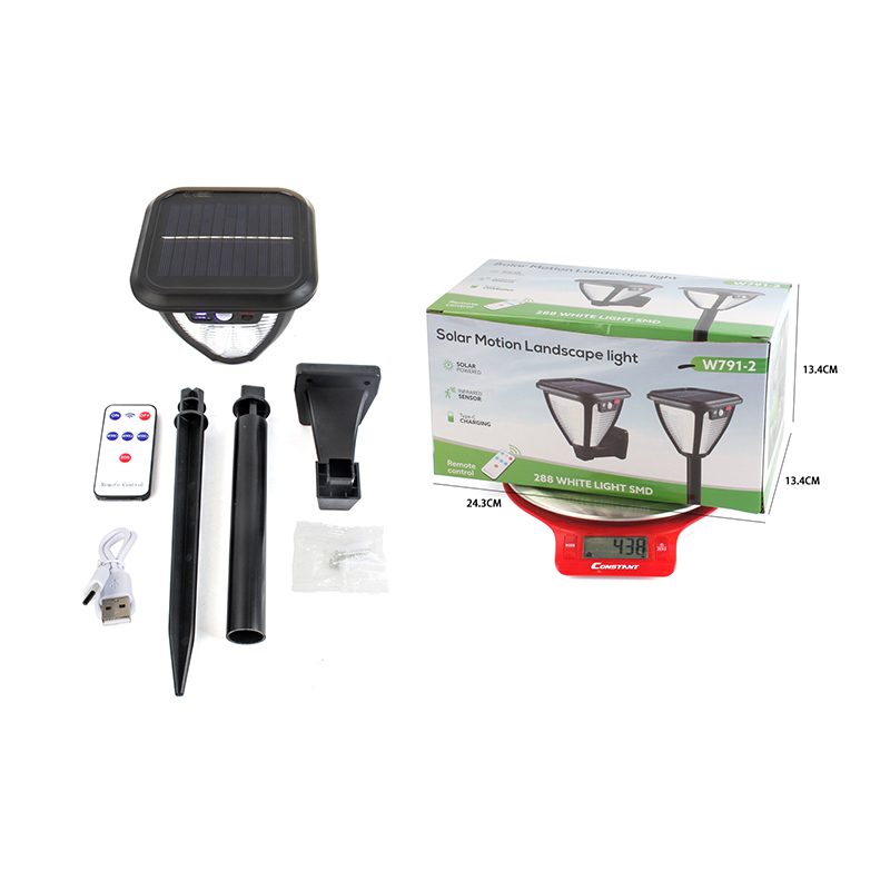 太阳能壁灯细节图