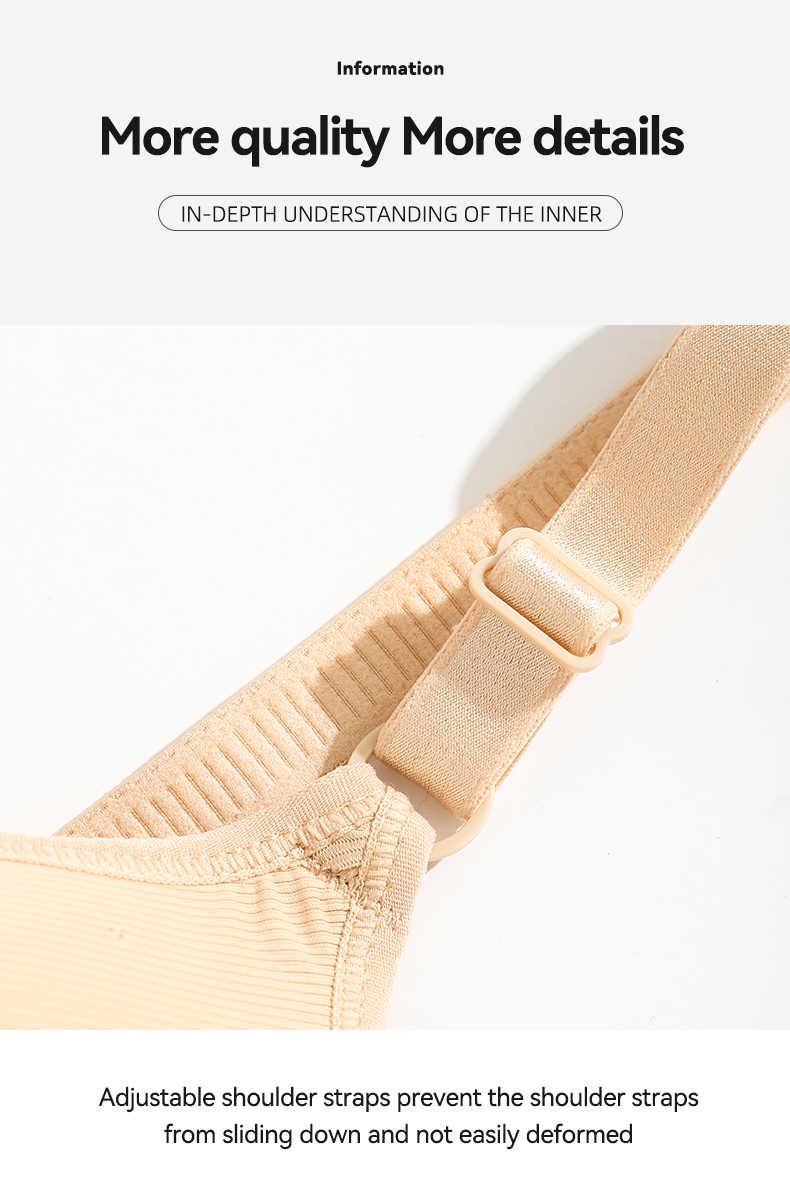 Mei Yu Women Bra Front-Close Wirefree Underwear Top undefined