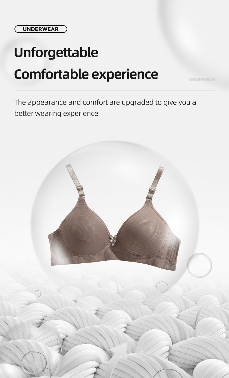 Mei Yu Women Bra Front-Close Wirefree Underwear Top Application Scenario
