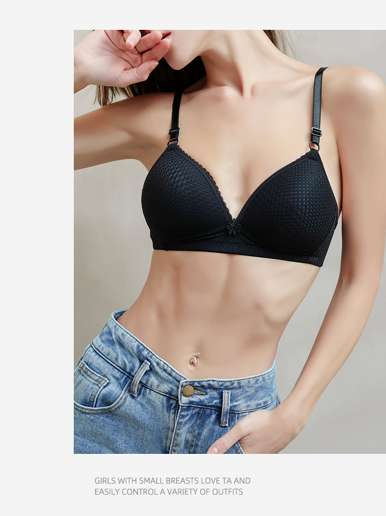 Mei Yu Women Bra Llift Up Naturally Underwear For Small Breasts undefined