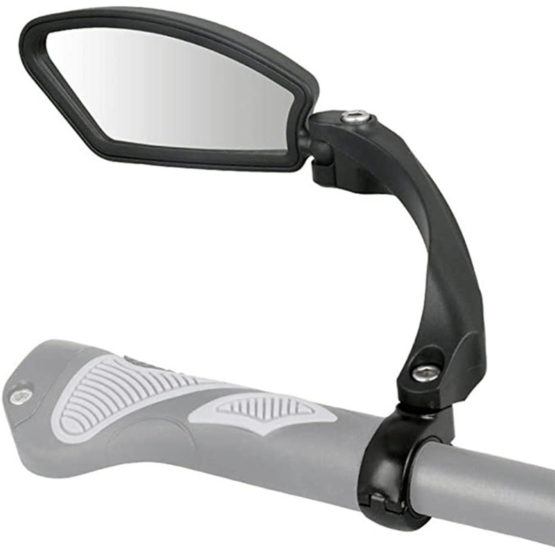 202202 Bicycle handlebar rearview mirror, flat bicycle rearview mirror, mountain rearview mirror, adjustable rearview mirror for cycling details Picture