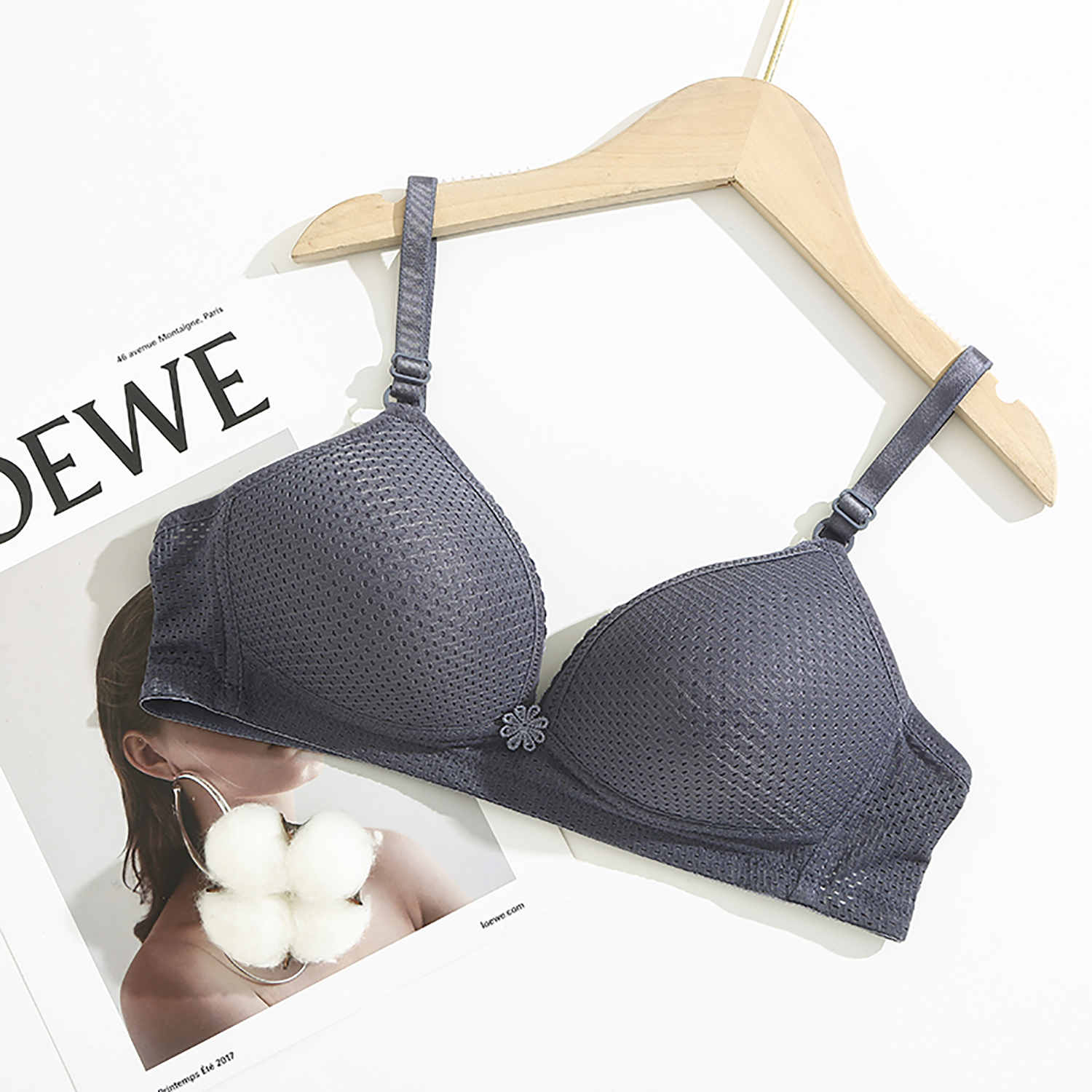 Mei Yu Women Bra Llift Up Naturally Underwear For Small Breasts thumbnail