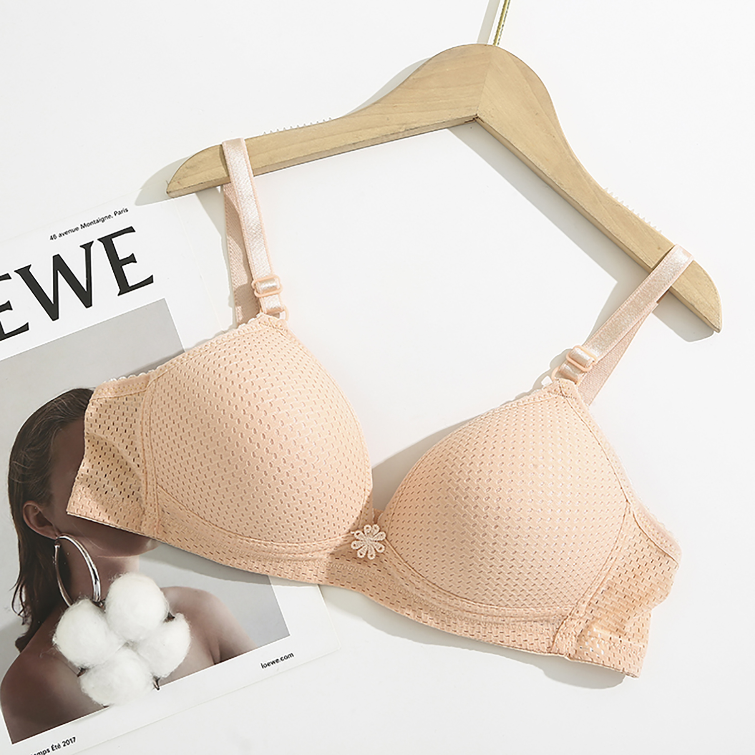 Mei Yu Women Bra Llift Up Naturally Underwear For Small Breasts Specification drawing