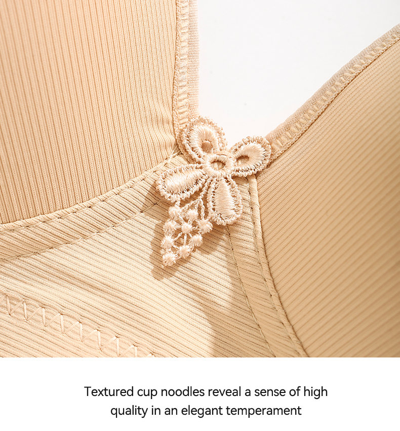 Mei Yu Women Bra Front-Close Wirefree Underwear Top undefined