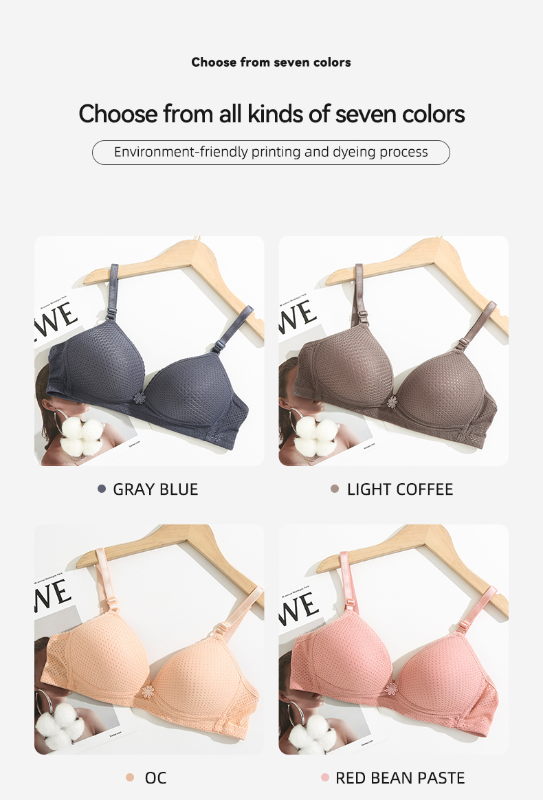 Mei Yu Women Bra Llift Up Naturally Underwear For Small Breasts undefined