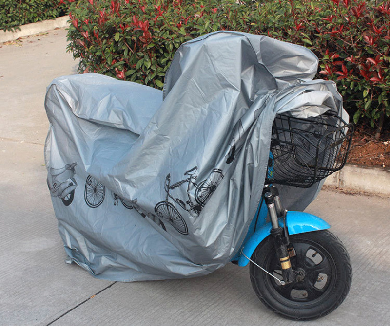 160601单车防尘罩-2片自行车防尘罩 电动摩托车 单车车衣 布套 车罩 防晒防雨罩详情9