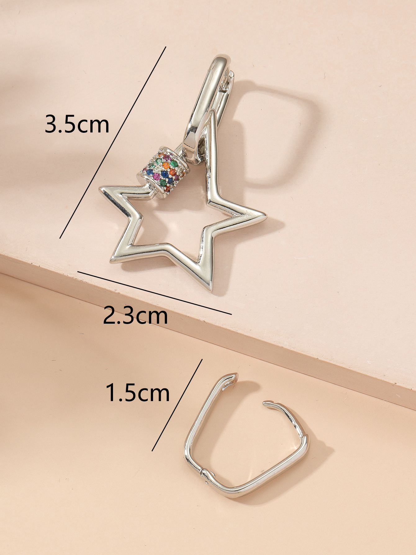 Trend Personality Star Earrings Application Scenario