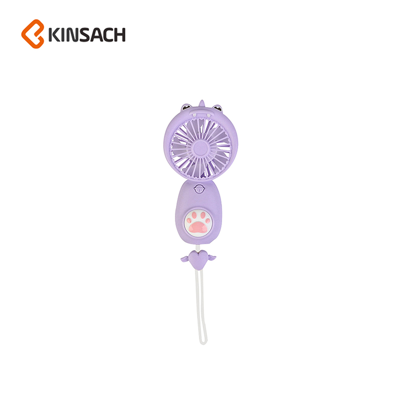 The new summer cute cartoon dinosaur mini handheld stress-relieving fan mini pocket is portable for outdoor use