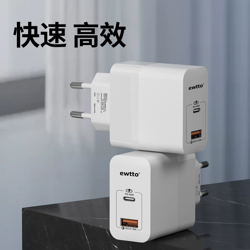 EWTTO ET-E6046C QC3.0 18W Fast White Super Charger  Application Scenario