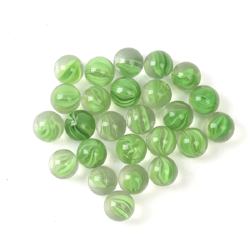 20 16mm colored petal glass marbles, 1.6cm red, yellow, blue and green petal round balls, eight-piece marbles, chessboard beads, petal beads, noble chess Item Picture
