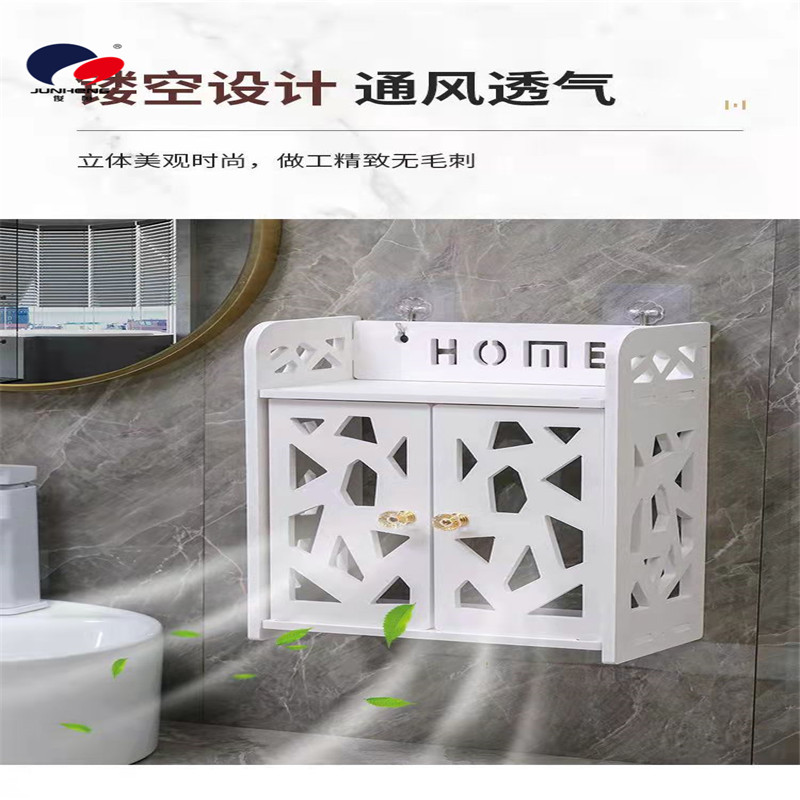 免打孔卫生间置物架壁挂式防水洗漱台洗脸台桌面化妆品洗手台收纳详情1