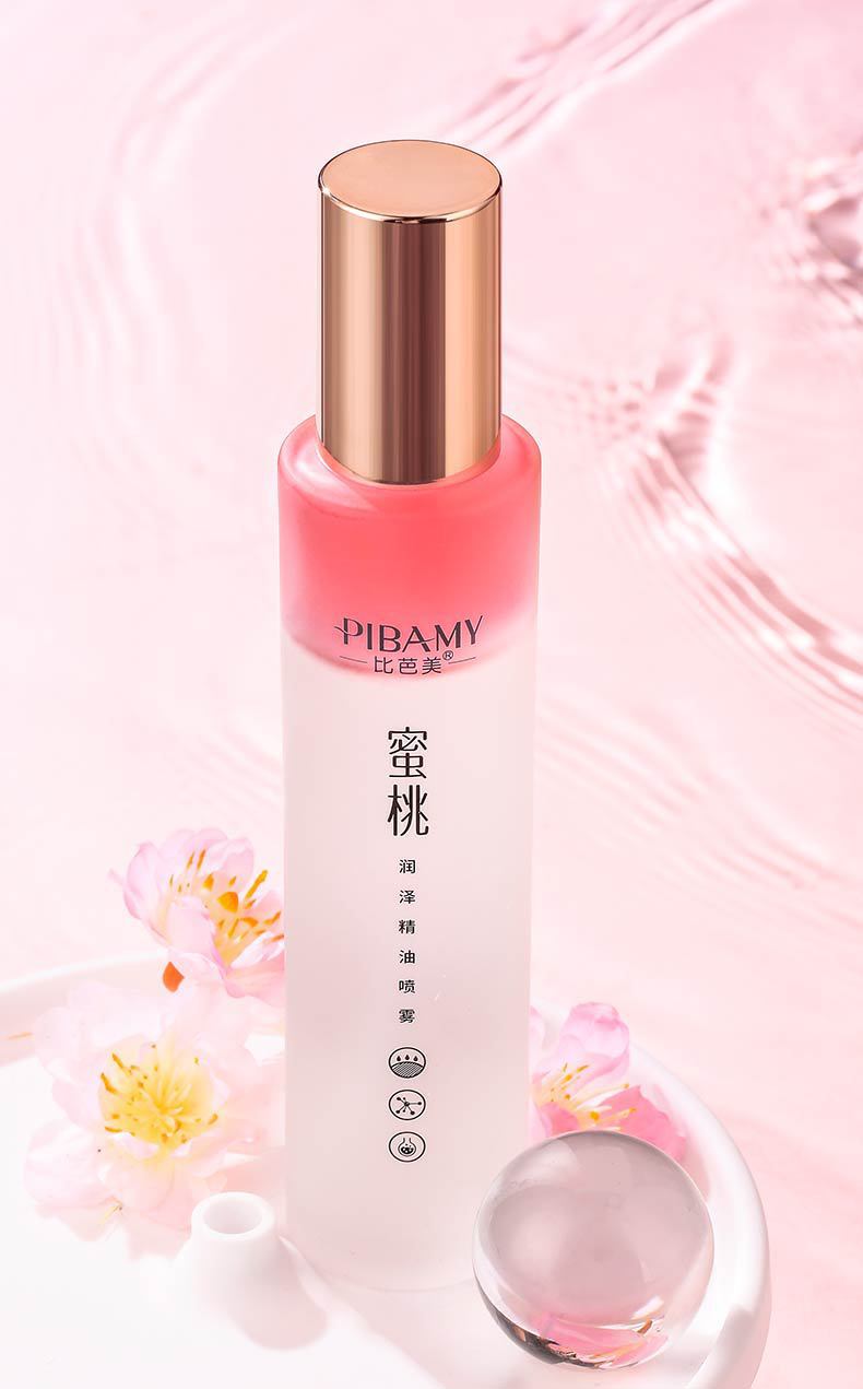 比芭美蜜桃润泽精油喷雾  液态精华油润颜肌肤 爽肤水保湿水详情10