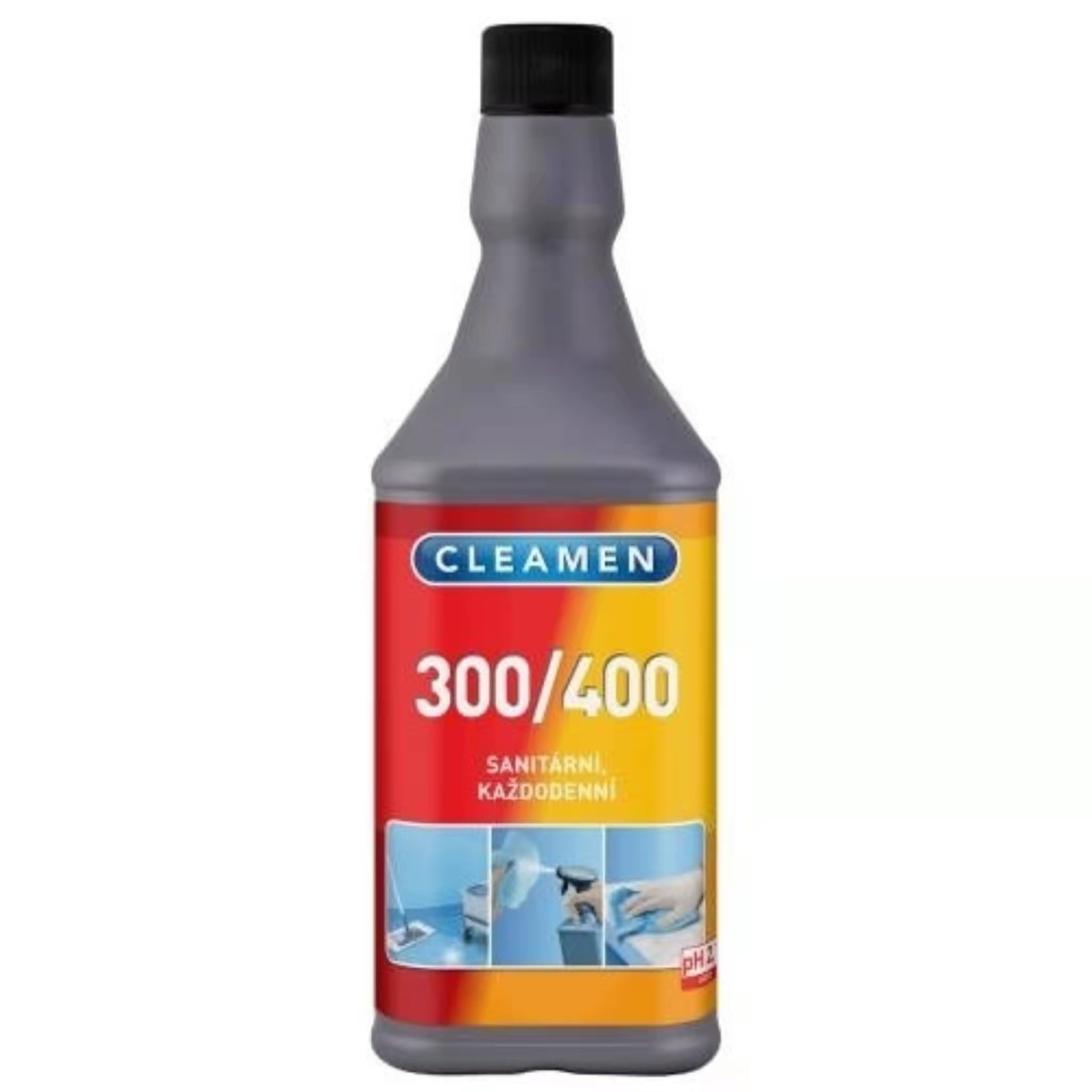 捷克进口高浓缩专业清洁剂CLEAMEN 300/400日常除水垢污渍清洁剂1L