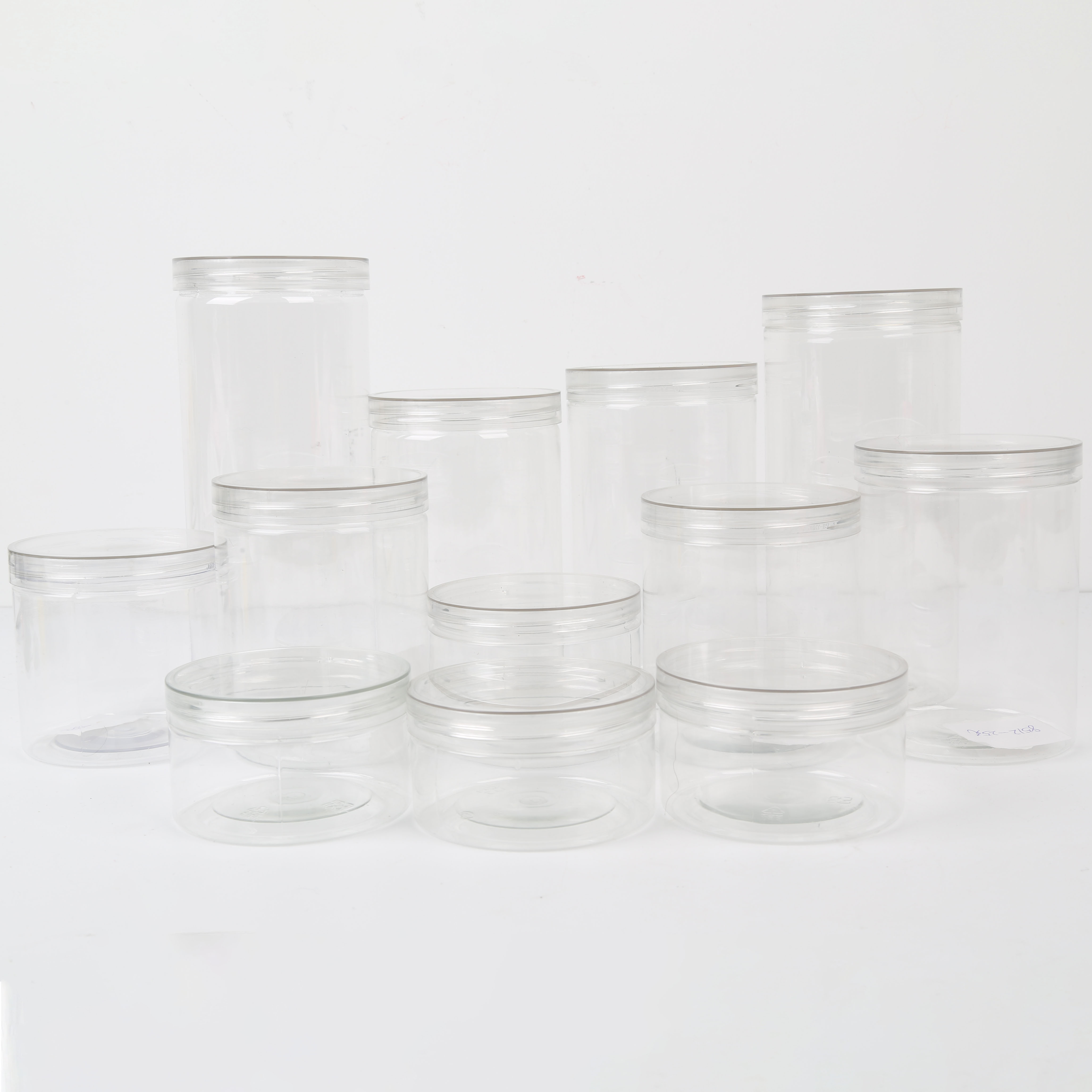 HUICHENG Plastic transparent sealed bottle with cap 85mm caliber thumbnail