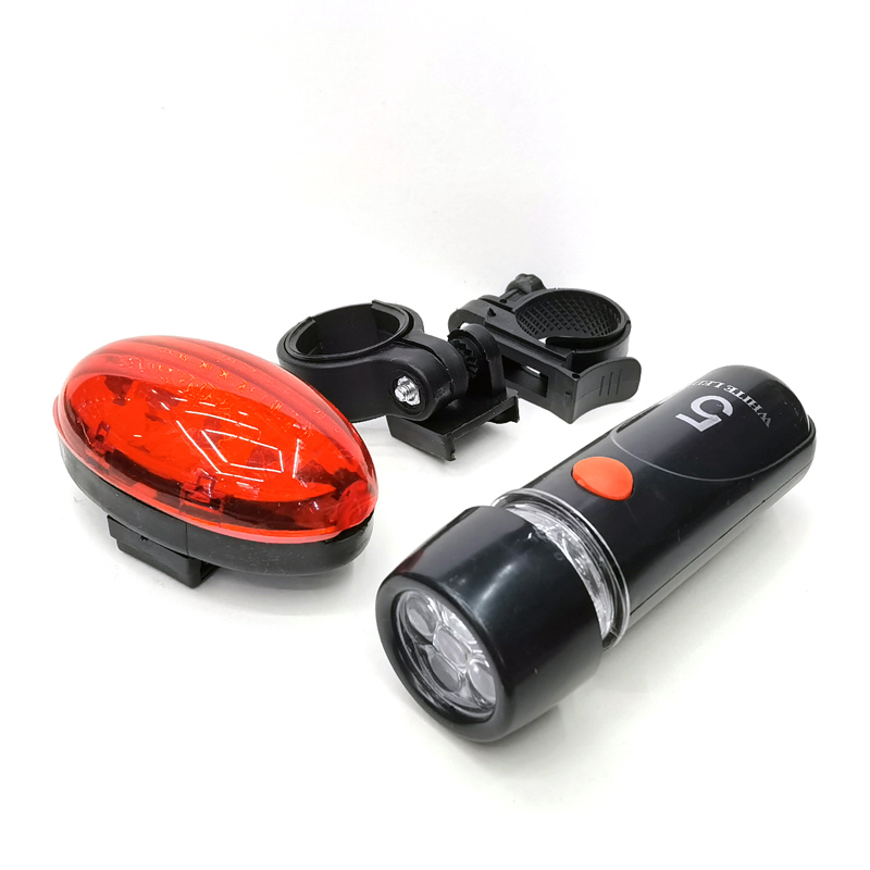 自行车前灯/5LED前灯/车灯套装产品图