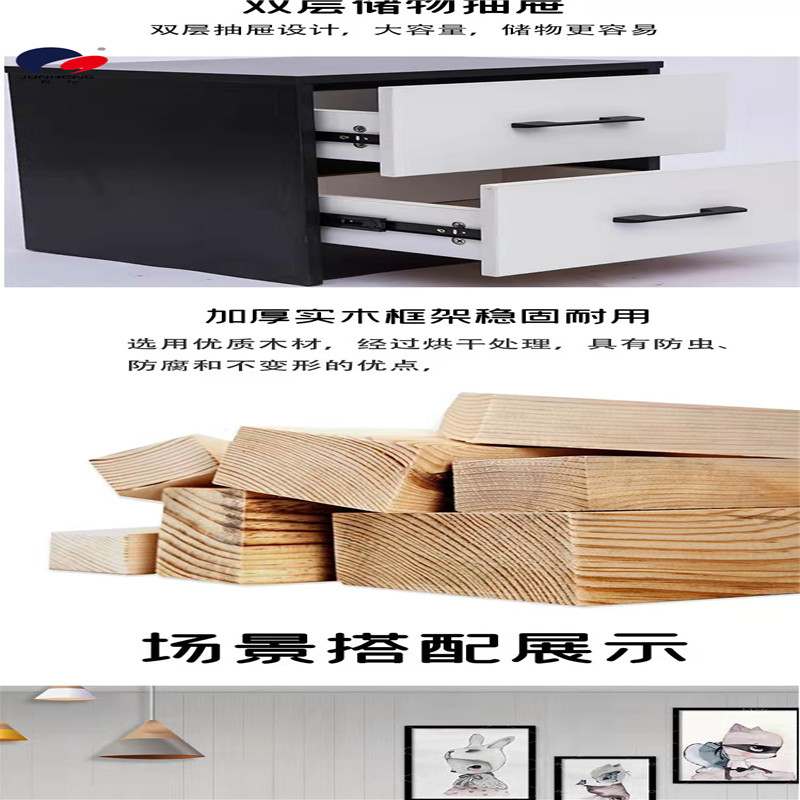 北欧床头柜简约现代床边卧室日式迷你小型极简易创意桌北欧原木详情4