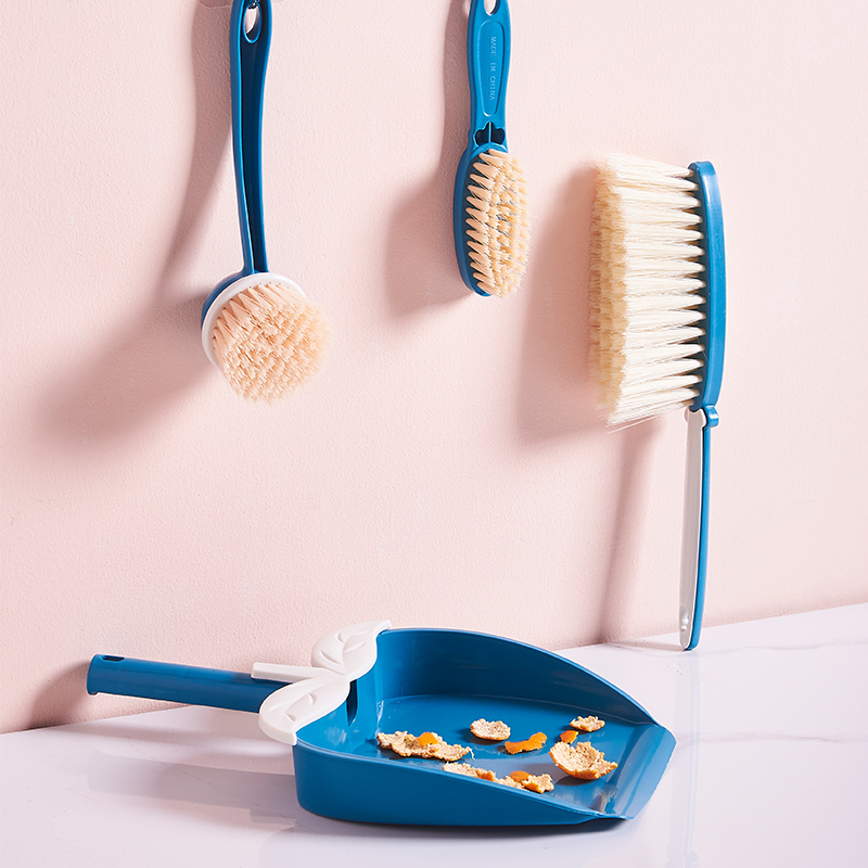 Sweeping bed combination, desktop broom, dustpan set, household mini broom, dustpan cleaning brush, children's garbage shovel details Picture