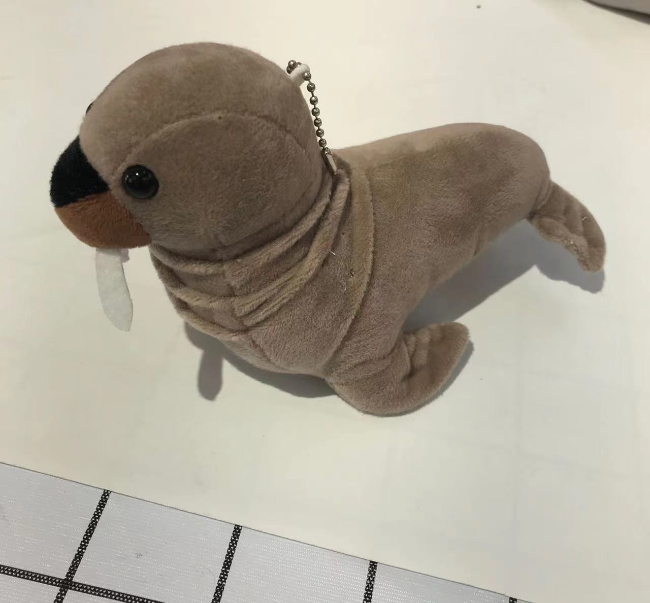 Cartoon sea lion plush toys, Marine animal figurines, children's dolls, wedding scattering, birthday gifts, plush pendants, best-selling sea lion custom export plush toy pendants, bag pendants pic 5