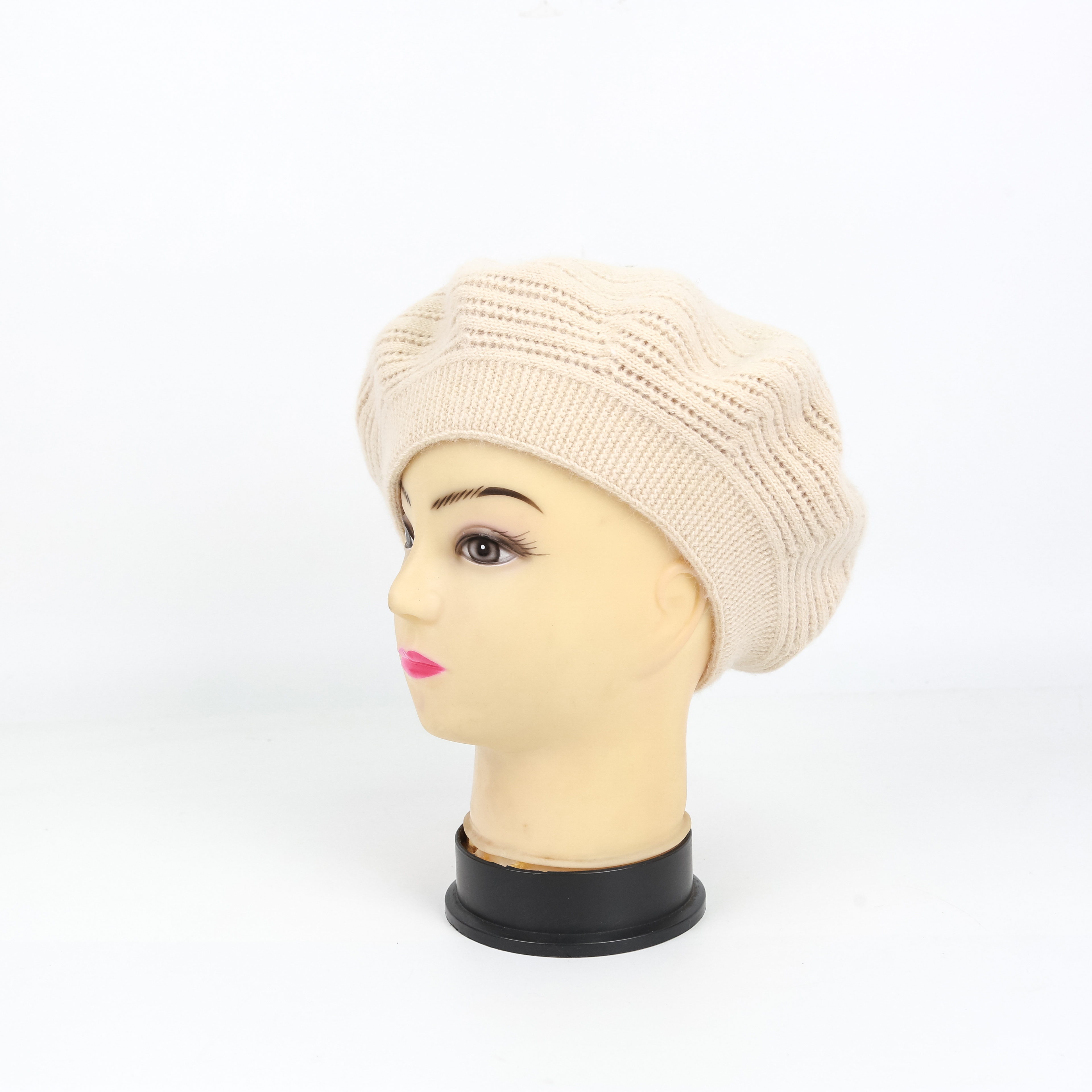 Cashmere Beret Double Warm Beret Wool Beret Japanese Bud Hat English Beret Item Picture