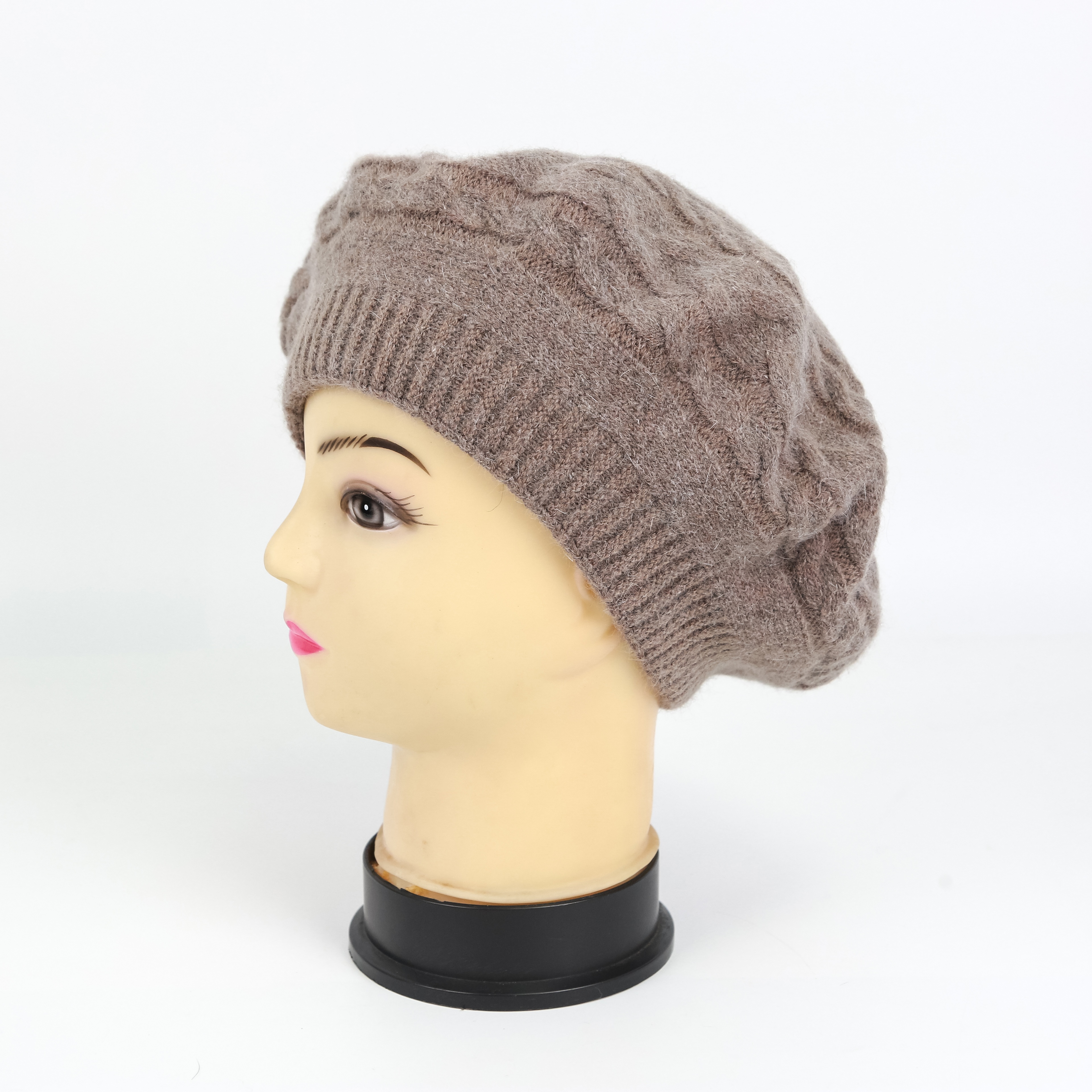 RUILI  Autumn Winter Hat Painter Cap Fashion Trendy French Wool Beret Cap thumbnail
