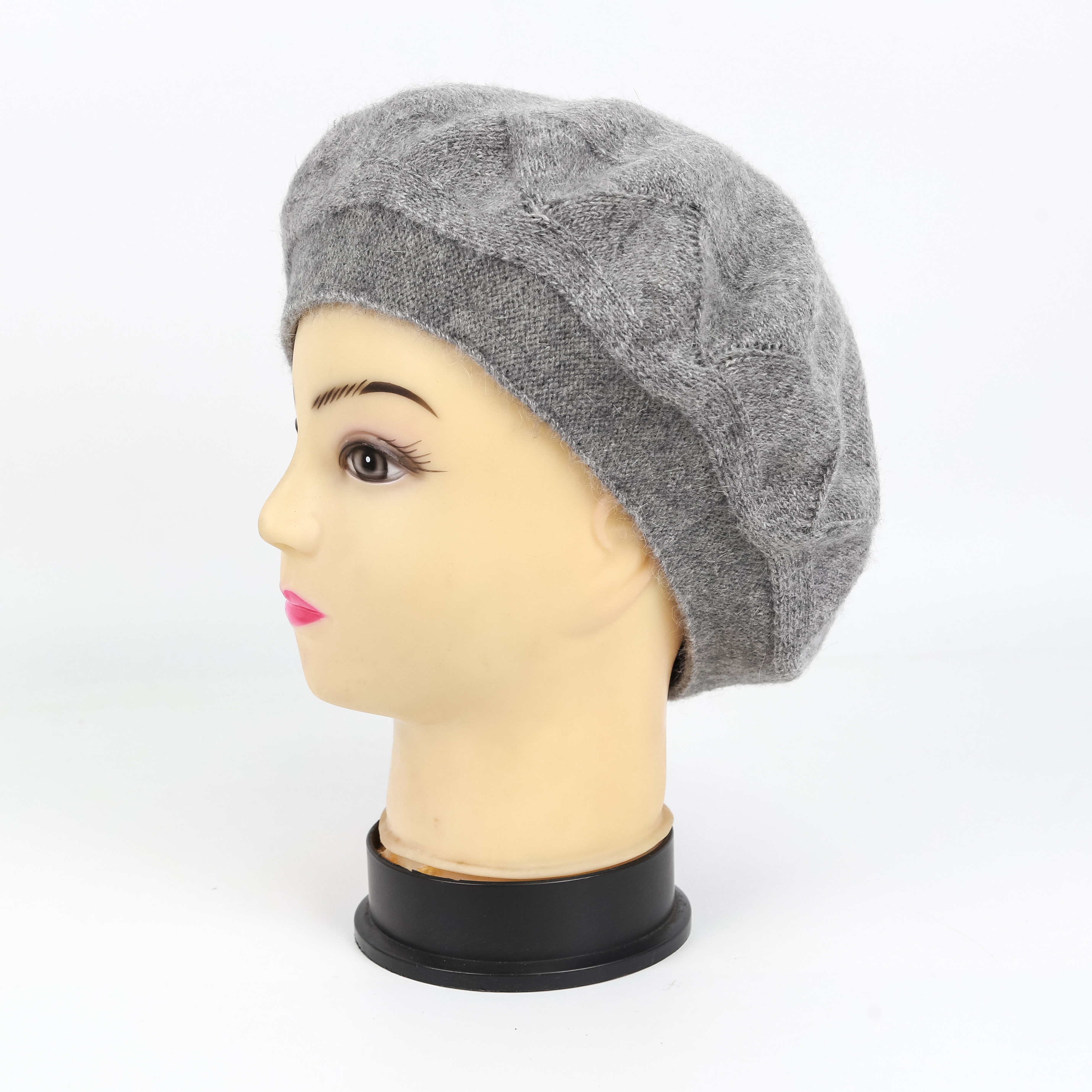 RUILI Elegant Retro Literary Dome Painter Cashmere Beret thumbnail