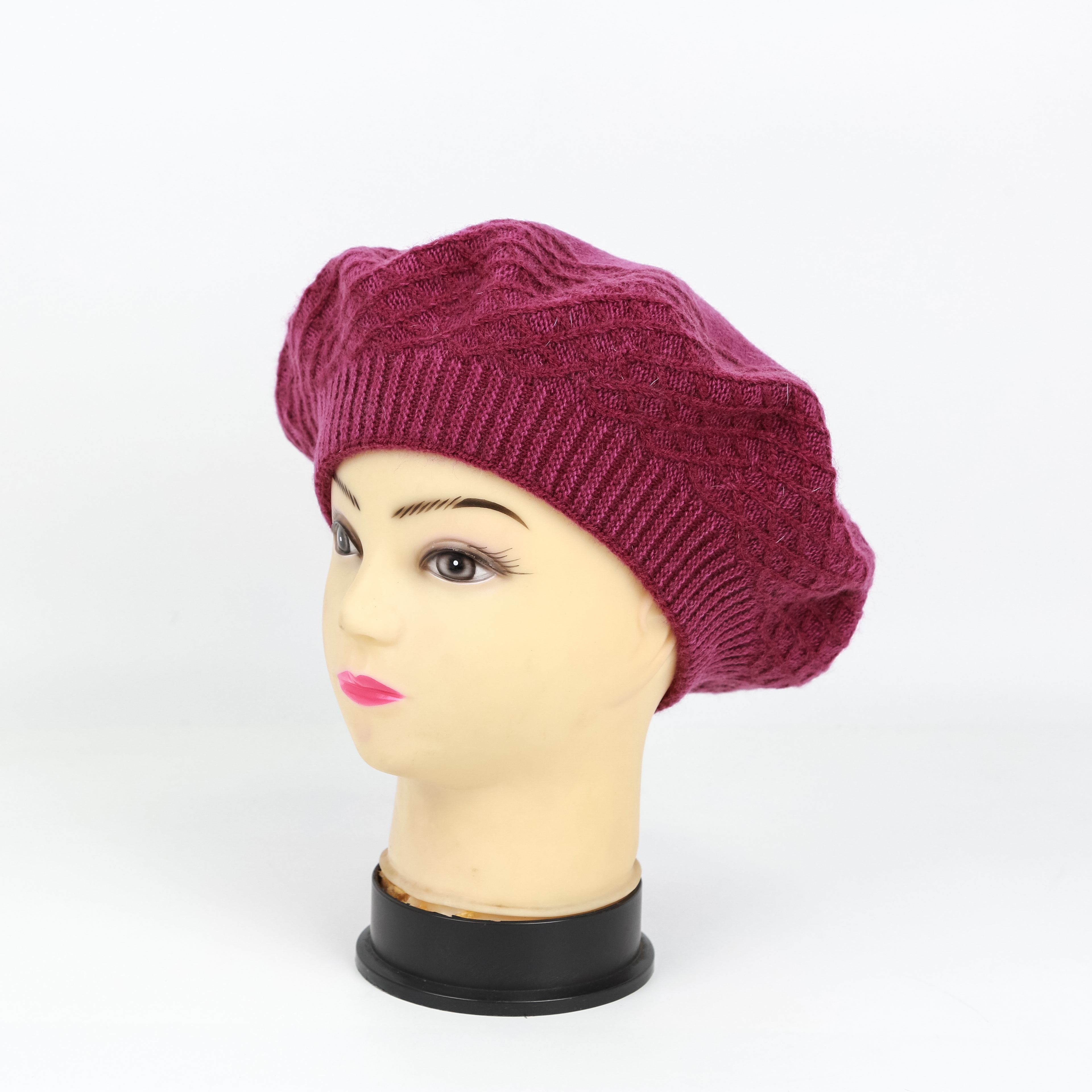 Hat Woman Autumn Winter Beret Hat Woman British Retro Net Red Octagon Hat Tide Hundred Ta Wool Line Hat Korean Version