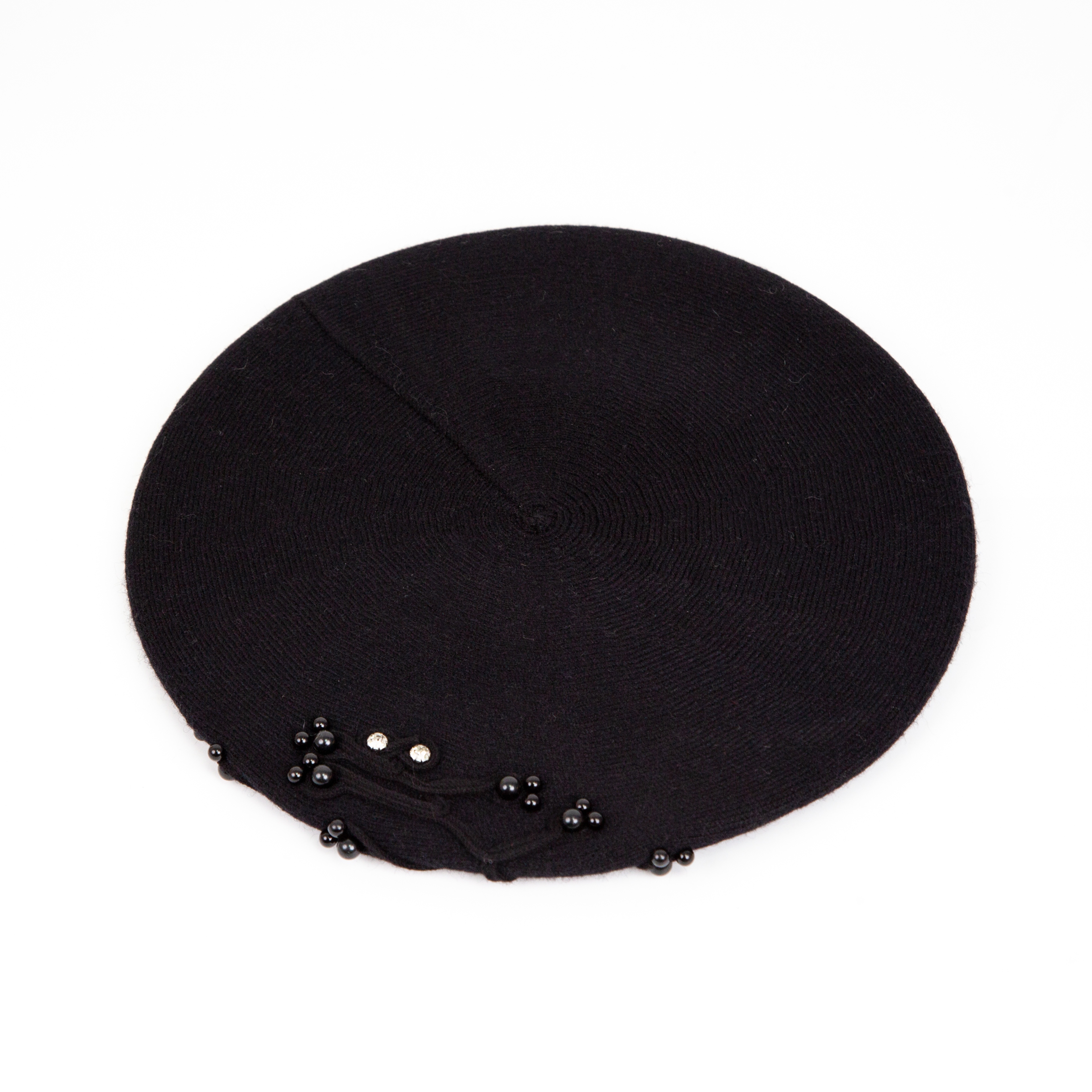 Beret Woman Autumn Winter Vintage British Korean Version Of 100 Tower Hand Embroidered Wool Painter Hat Japanese Pumpkin Hat Tide Item Picture