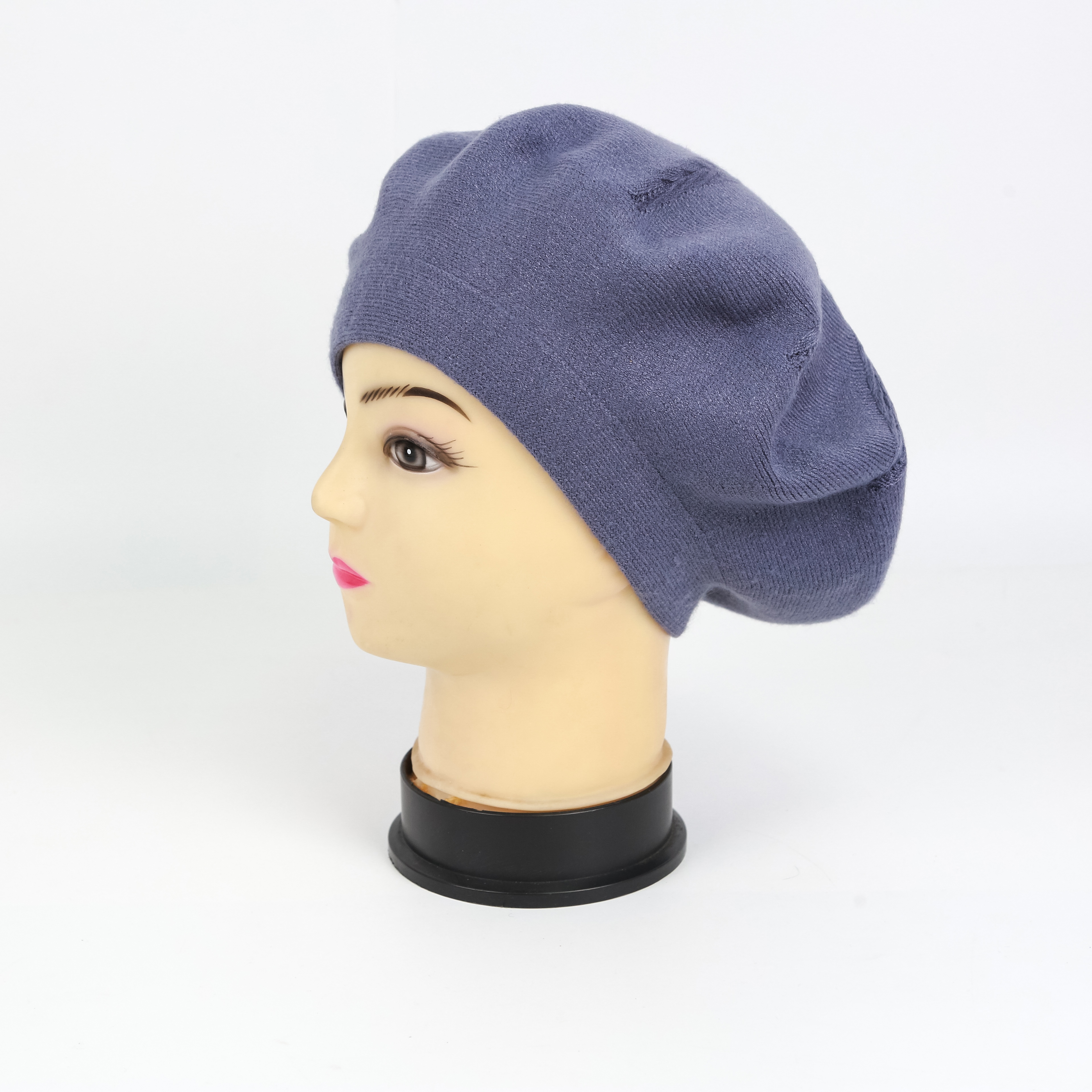 RUILI Autumn Winter Wholesale Cheap Berets For Sale Fashion Woman Plain Color