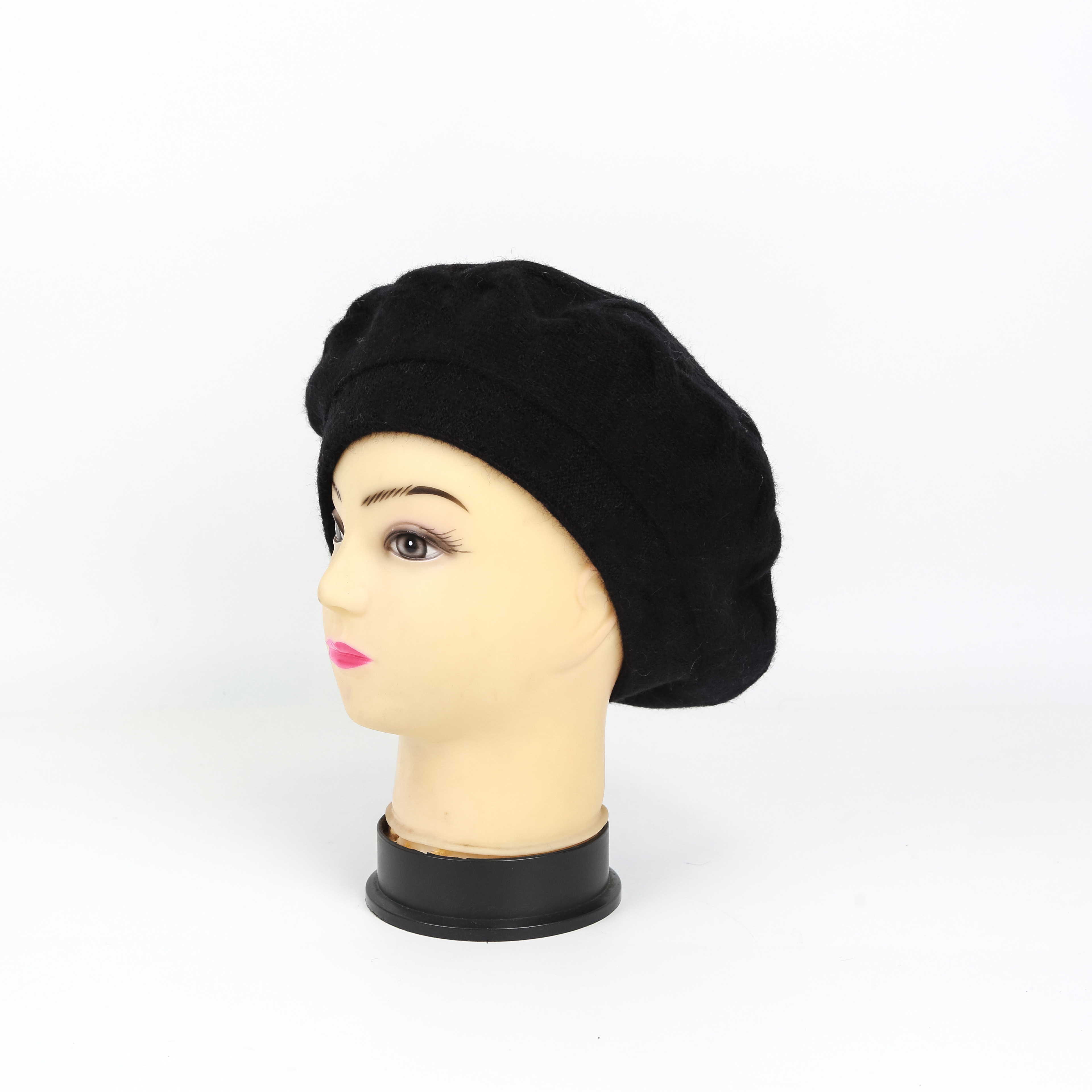 Cashmere Beret Children's Autumn And Winter Knitted Woolen Hat Warm Painter's Hat British Retro Korean Version Bata Day Octagon Hat Specification drawing