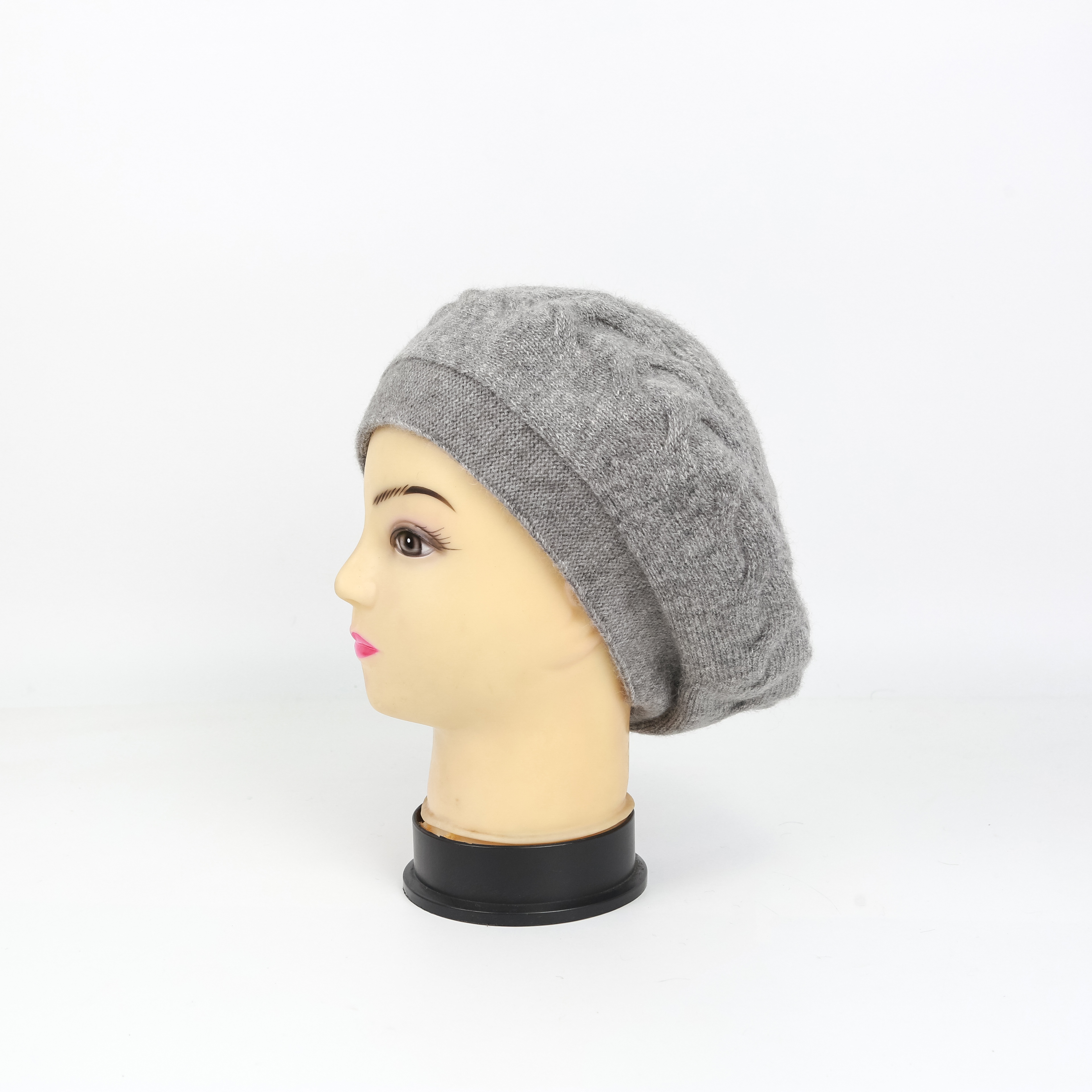 Cashmere Beret Children's Autumn And Winter Knitted Woolen Hat Warm Painter's Hat British Retro Korean Version Bata Day Octagon Hat